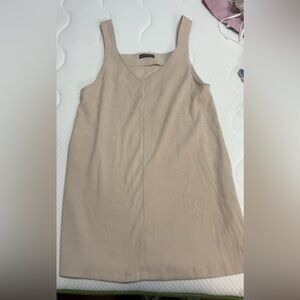 Tan Sleeveless Dress